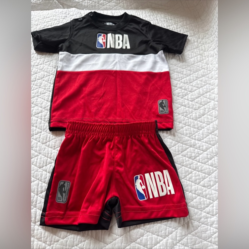 NBA Kids Red and Black Outfit